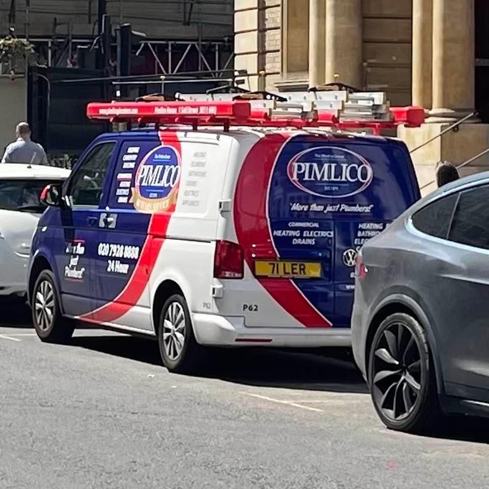 Pimlico Plumbers Number Plate 71 LER